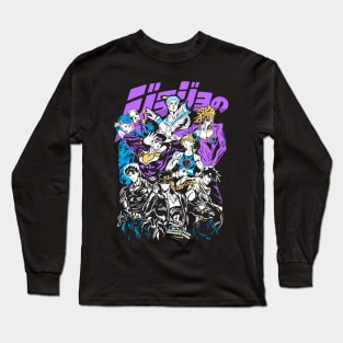 JJBA Anime Fanart Long Sleeve T-Shirt